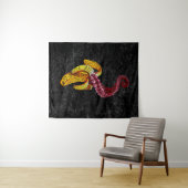 swirly mutant-banaan wandkleed (In Situ (horizontaal))