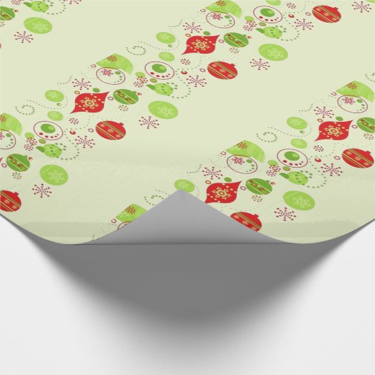 Swirly Ornamenten inpakpapier, 30" x 6' Cadeaupapier (Hoek)