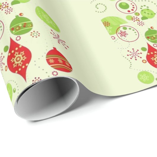 Swirly Ornamenten inpakpapier, 30" x 6' Cadeaupapier (Rol Hoek)