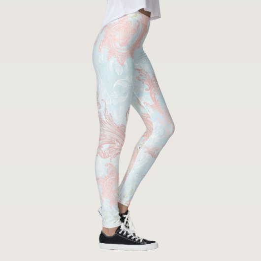 Swirly pastel Leggings (Rechts)