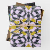 SWIRLY PUNCHY bloemen en harten Inpakpapier (In situ)