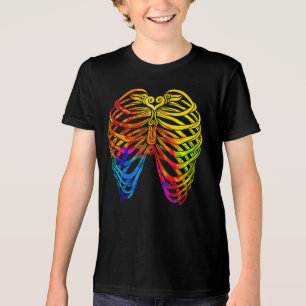 Swirly Ribcage (kleur) Tri-Blend Shirt
