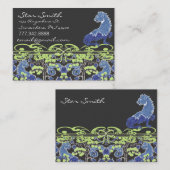 Swirly Rilaboration van  Dierenprint Visitekaartje (Voorkant / Achterkant)