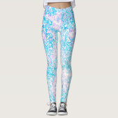 Swirly Trippy Groovy Hippie Boho Funky Marble Leggings (Voorkant)