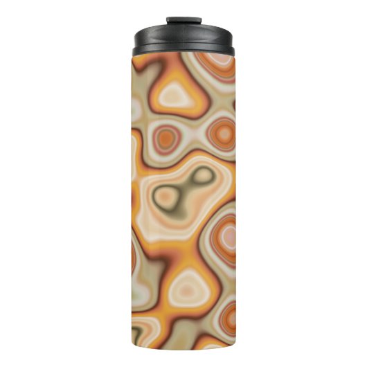 Swirly Twisted  kleuren vloeibaar, mooie look Thermosbeker (Voorkant)