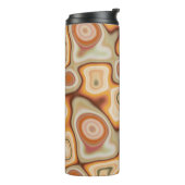 Swirly Twisted  kleuren vloeibaar, mooie look Thermosbeker (Gedraaid links)