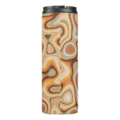 Swirly Twisted  kleuren vloeibaar, mooie look Thermosbeker (Achterkant)