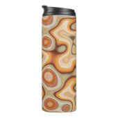 Swirly Twisted  kleuren vloeibaar, mooie look Thermosbeker (Geroteerd rechts)