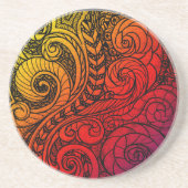 Swirly Vibes Sandstone Onderzetter (Voorkant)