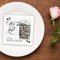 Swirly We Do To Dog Foto & Paws Wedding