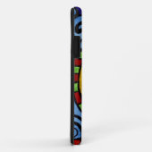 Swirly Whimsical Moon iphone case (Achterkant/rechts)