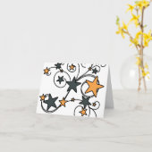 Swirly Works Halloween Kaart (Gele Bloem)