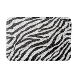 Swirly Zebra-ontwerp Badmat