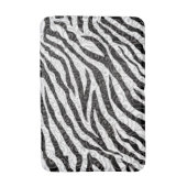 Swirly Zebra-ontwerp Badmat (Voorkant Verticaal)