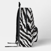 Swirly Zebra-ontwerp Bedrukte Rugzak (Links)