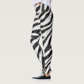 Swirly Zebra-ontwerp Leggings (Links)