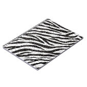 Swirly Zebra-ontwerp Notitieboek (Linkerzijde)