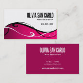 SWirlygig Web Designer-bedrijfskaartsjabloon Visitekaartje (Voorkant / Achterkant)