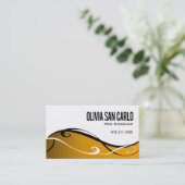 SWirlygig Web Designer-bedrijfskaartsjabloon Visitekaartje (Staand voorkant)