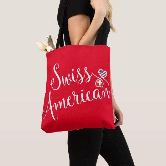SWis American Entwined Hearts Tote Bag (Dichtbij)