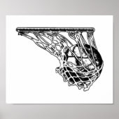 Swish Basketball Poster (Voorkant)