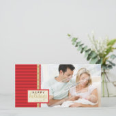 SWISH HOLIDAY PHOTOCARD:: wegwijzer 1L Feestdagenkaart (Staand voorkant)