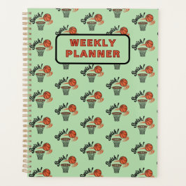 Swish Slam Dunk: basketbalstijl Planner