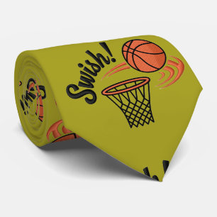 Swish Slam Dunk:  basketbalstijl Stropdas