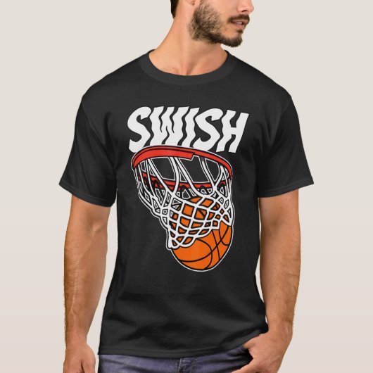 SWISH Street Basketball Hoops Urban 3 Point Shoote T-shirt (Voorkant)