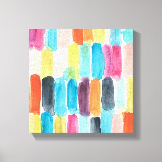 Swish Swatch I Canvas Afdruk (Voorkant)