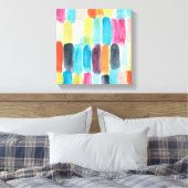 Swish Swatch I Canvas Afdruk (Insitu (Slaapkamer))