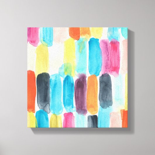 Swish Swatch I Canvas Afdruk (Voorkant)