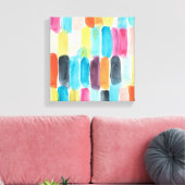 Swish Swatch I Canvas Afdruk (Insitu (Woonkamer))