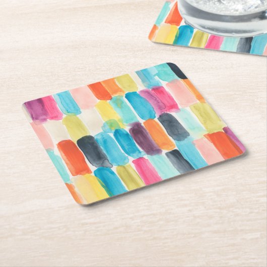 Swish Swatch I Kartonnen Onderzetters (Schuin)