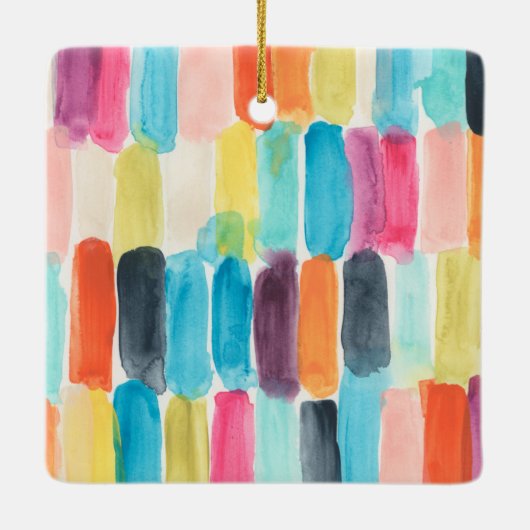 Swish Swatch I Keramisch Ornament (Achterkant)