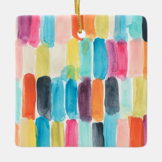 Swish Swatch I Keramisch Ornament (Voorkant)