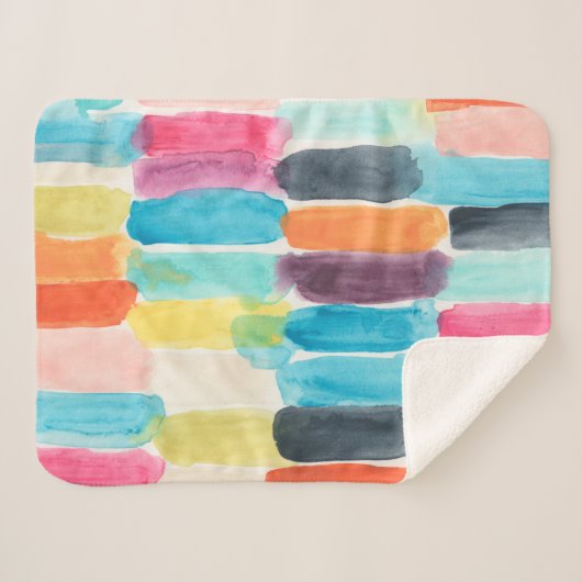 Swish Swatch I Sherpa Deken (Voorkant (horizontaal))