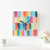 Swish Swatch I Vierkante Klok (Huis)