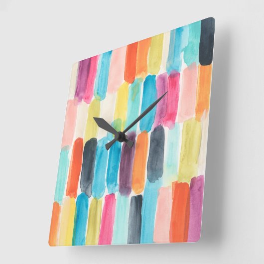 Swish Swatch I Vierkante Klok (Hoek)