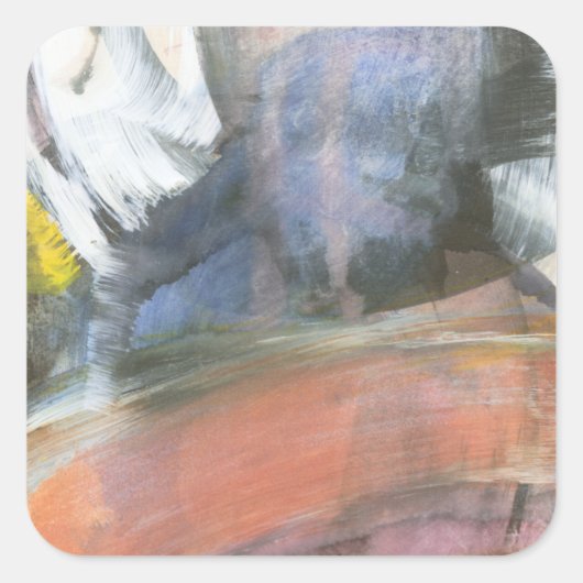 Swish Vierkante Sticker (Voorkant)