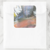 Swish Vierkante Sticker (Tas)