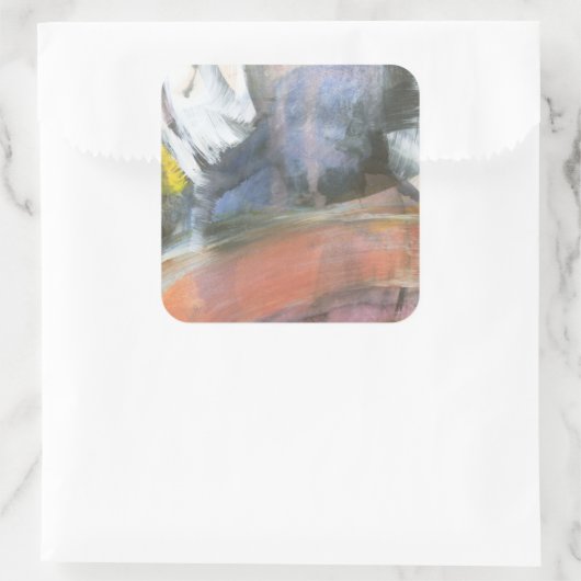 Swish Vierkante Sticker (Tas)