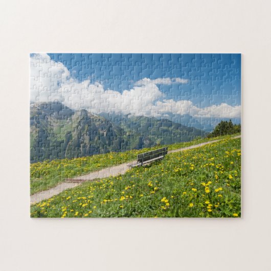 Swiss Alps view Legpuzzel (Horizontaal)