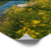 Swiss Chalet Vibes – brandstof voor uw reis Poster (Hoek)