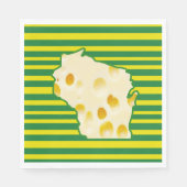 Swiss Cheese Head Wisconsin Party Servetten (Voorkant)