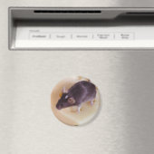 Swiss Cheese Mouse Magnet (Insitu (Vaatwasser))