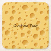Swiss Cheese Pattern Paper Onderzetter (Voorkant)
