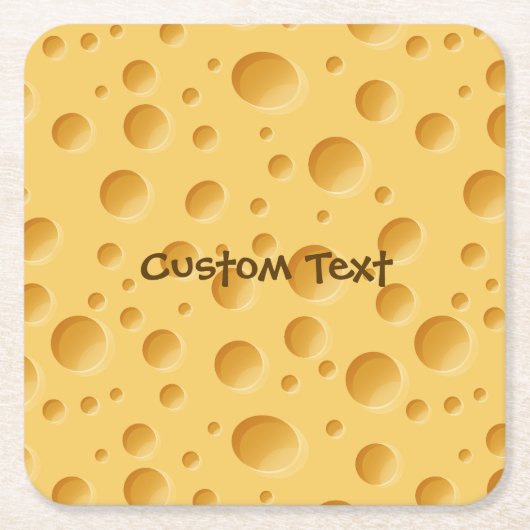 Swiss Cheese Pattern Paper Onderzetter (Voorkant)