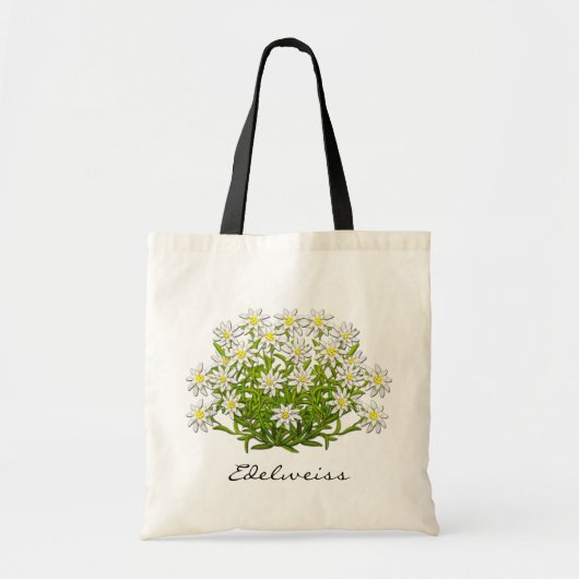 Swiss Edelweiss Alpine Flowers Bag Tote Bag (Voorkant)