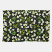 Swiss Edelweiss Alpine Flowers Kitchen Towel Theedoek (Horizontaal)